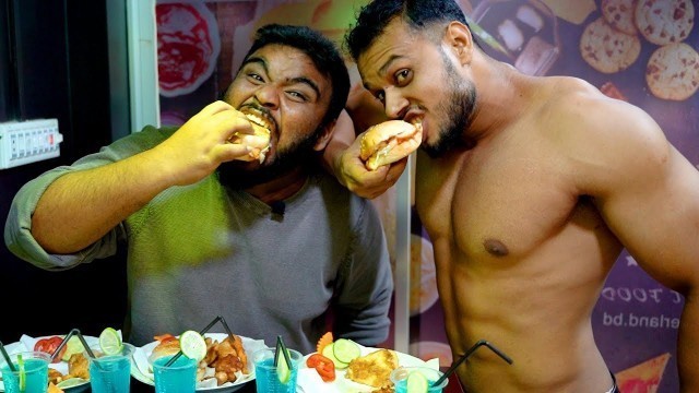 'Bodybuilder eats junk food | Burger Land | Bangla Fitness Tips'