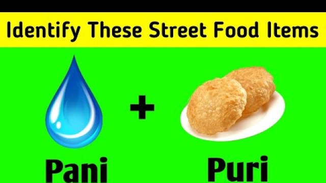 'Identify These Street Food Items By Emoji || Riddles || Arab Gazab'