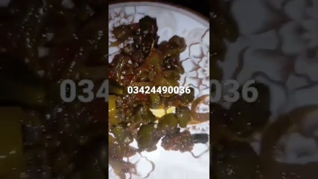 'بھنڈی کی سبزی minahil home made food items kundian mianwali'