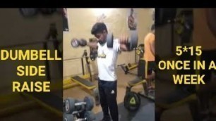 '#becrazyfitness #JPS #shorts                                           How to do Dumbbell side raise'