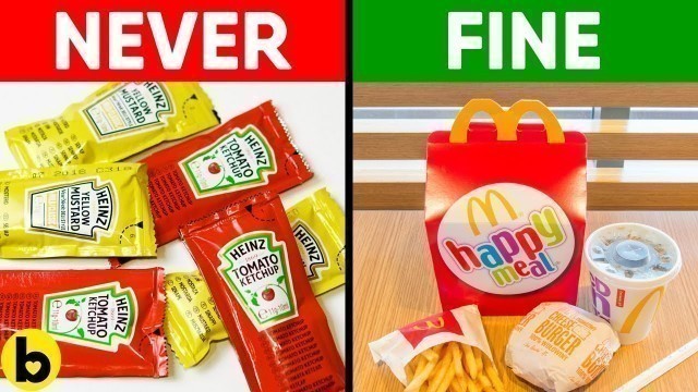 '14 Fast Food Items to Never Ever Order'