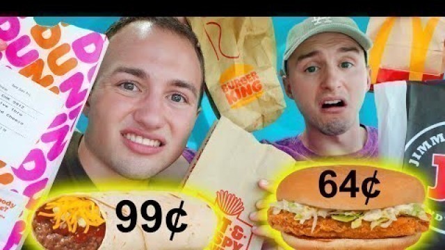 'Cheapest Fast Food Items in the World'