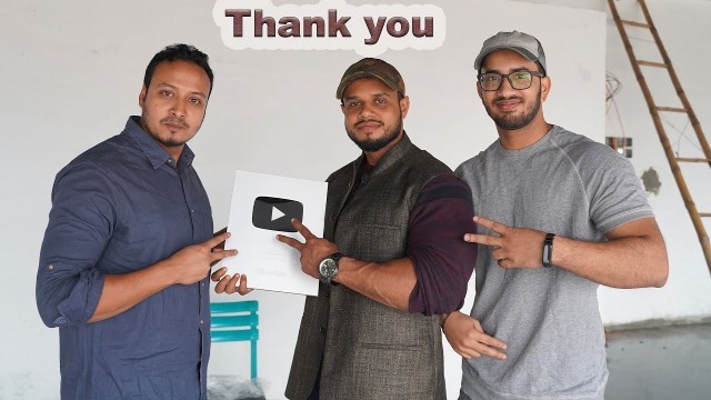 'Thank you all ❤️ unboxing Silver play button | Bangla Fitness Tips'