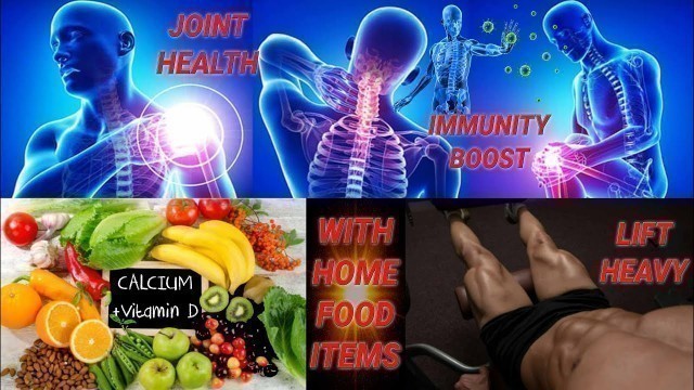 'Complete Bone Joints support Immunity Boost Home Food Items Men Women Hindi Gain Muscle Diet Calcium'