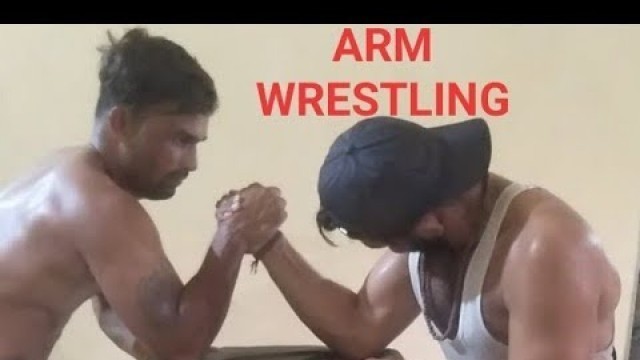 'Arm Wrestling in the JPS Gym                                           #fitness #armwrestling #beast'