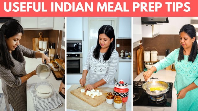 'Very Useful Kitchen Tips | 5 Food Items I make at Home | Indian Meal Prep'