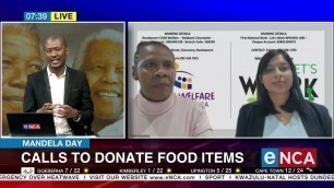 'Mandela Day | Calls to donate food items'