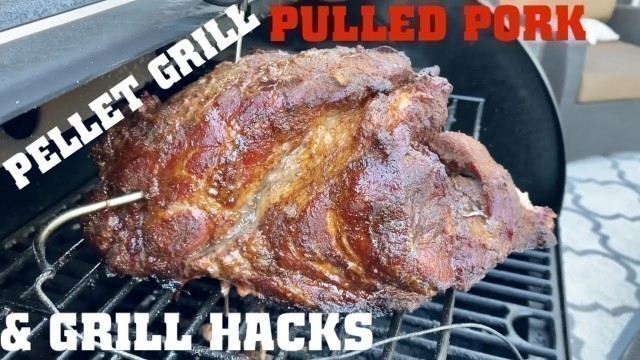 'GET MORE SMOKE FLAVOR OUT OF A PELLET SMOKER  extra Smoked pulled pork butt with grill hack'