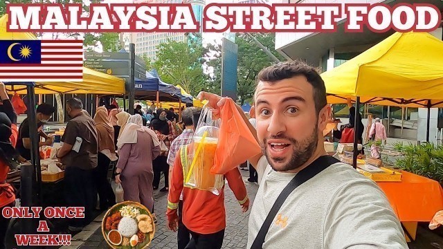 'MALAYSIAN HALAL STREET FOOD TOUR IN KUALA LUMPUR | SO MUCH VARIETY!'