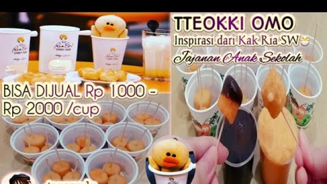 'RESEP RIA SW STREET FOOD |TTEOKKI OMO |BISA JUAL 1000AN'