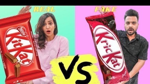 'Fake Vs Real FOOD Brands CHALLENGES *OMG* 