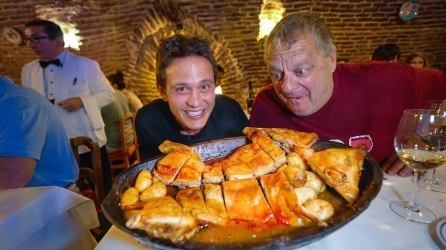 'World’s OLDEST Restaurant!! SPANISH FOOD for 300 Years in Madrid, Spain!!'