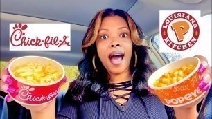 'FOOD FIGHT!! Who has the best Mac&Cheese?? | food review'