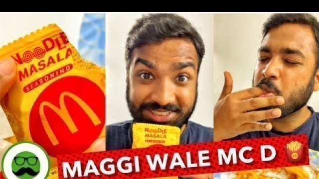 'Maggi wale Mc D ke Noodle Masala Fries | Veggie Paaji #shorts'