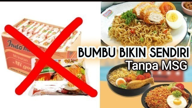 'MIE GORENG RASA INDOMIE GORENG BUMBU BIKIN SENDIRI, TANPA MSG'