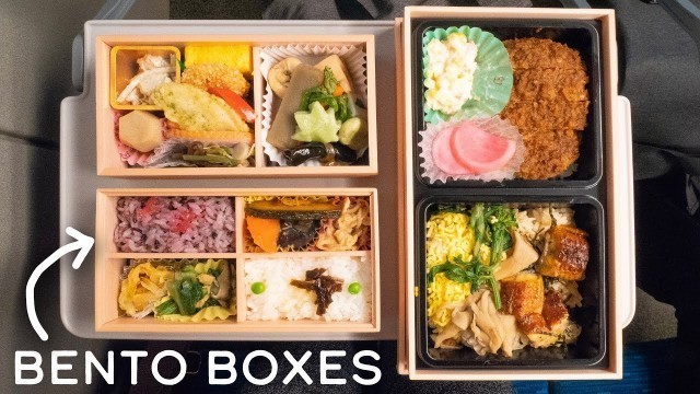 'JAPANESE LUNCH BOX on Shinkansen Bullet Train'