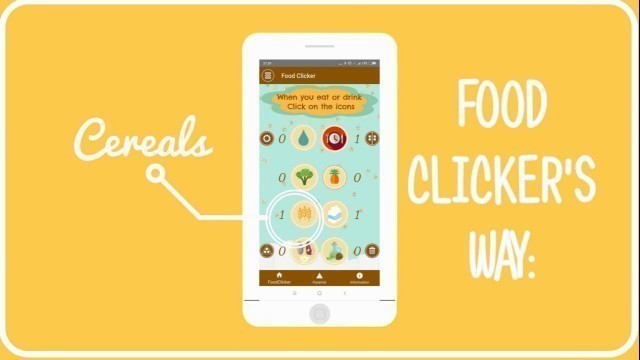 'FOOD CLICKER- the best FOOD TRACKING app EVER! (funny promotional video)'