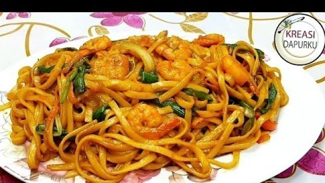 'Cara Membuat Mie Goreng Udang Yang Rasanya Sangat Enak Dan Mudah ALA KREASI DAPURKU'