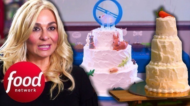 'The Team Makes The Tiniest Cake For A Hamster! | Cake Boss'