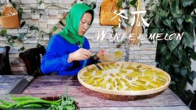 'Winter melon candy|Muslim Chinese Food | BEST Chinese halal food recipes:【Beef recipes halal】冬瓜糖'