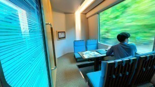 'Riding Japan\'s Private Luxury Compartment Train with Food Service | Osaka to Mie'