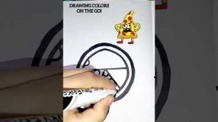 'HOW TO DRAW CUTE YUMMY PIZZA FOR KIDS STEP BY STEP #easydrawingpizza#easypizza#pizza#tastypizza'