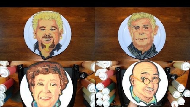 'Watch Dancakes Paint Food World Favorites in Pancake Batter'