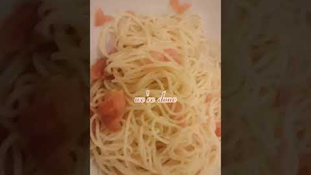 'Smoke salmon pasta#shorts#easydinner#pasta#buttersalmonpasta#lutong bahay'