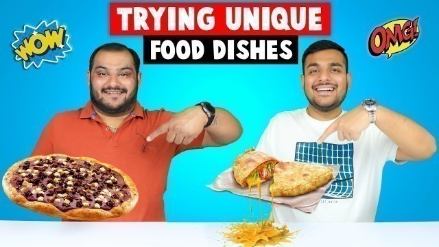 'Trying Unique Food Dishes | Italian Food Challenge | Cheesy & Chocolaty Food | Viwa Food World'