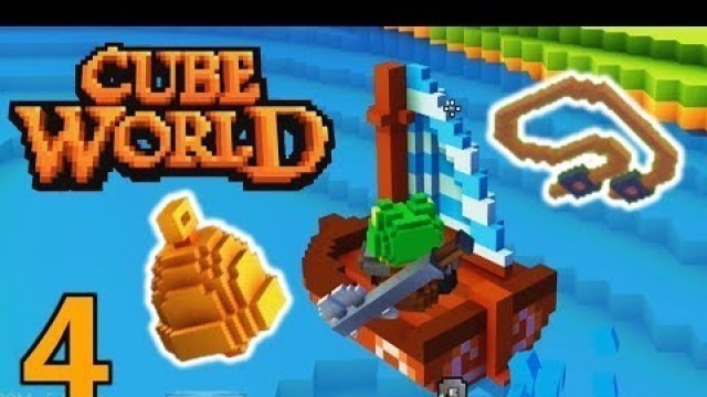 '[4] Spirit Bell, Boat, and Reins! Tons Of Equipment! (Cube World Gameplay)'