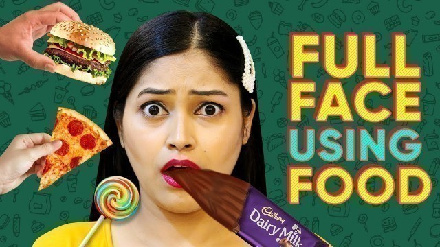 'Full Facial Using Food Items Only