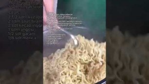 'RAHASIA BIKIN BAKMI GORENG ALA RESTO CINA'