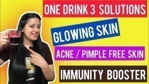 '7 Days Challenge : Drink for Glowing Healthy ACNE Prone Skin'