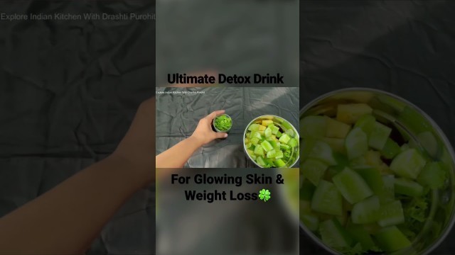 'Ultimate Detox Drink For Glowing Skin