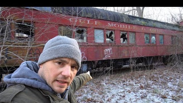 'All Aboard The Abandoned Train Restaurant - 20 Year Old Food Still in the Fridge!'