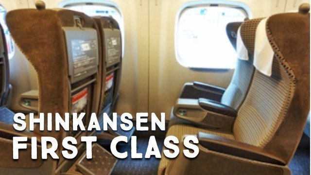 'Shinkansen Bullet Train First Class Experience'