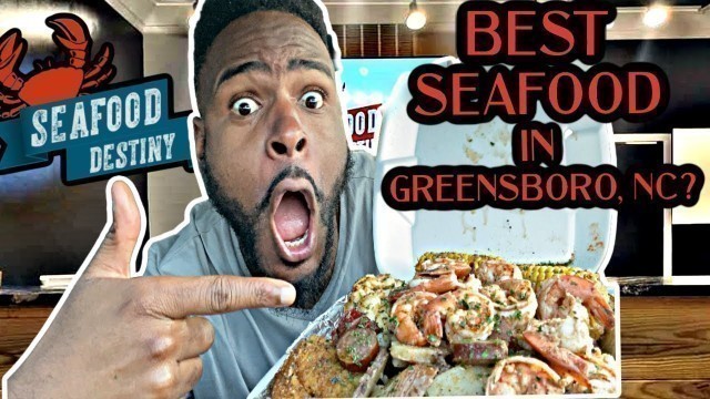 'The BEST Seafood in Greensboro, NC | Seafood Destiny | NC Food Review 2021 |North Carolina Food'