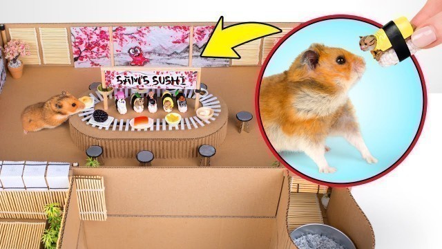 'DIY Sushi Bar For A Hamster With Automated Serving Table'