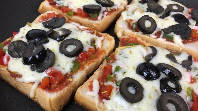 'Bread Pizza Recipe | 15 minutes Bread Pizza recipe | Yummy Food World