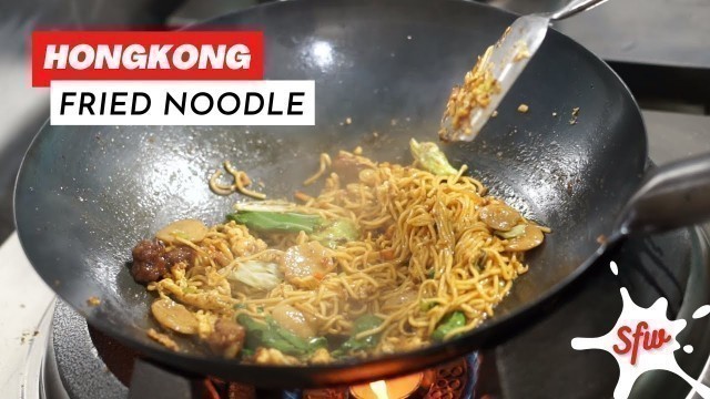 'EASY & DELICIOUS CHINESE FRIED NOODLE RECIPE - RESEP MIE GORENG CHINESE FOOD'