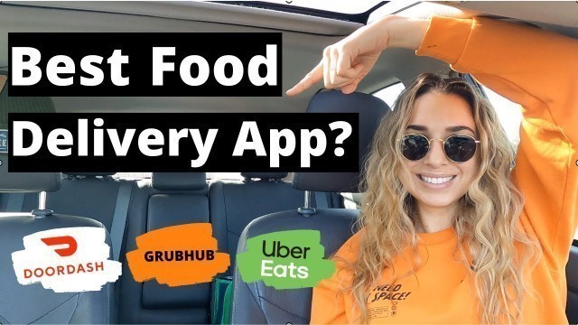 'DoorDash, Uber Eats, And GrubHub Driver Ride Along | Best Food Delivery App?'