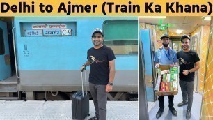 'Shatabdi Express Food from Delhi To Ajmer || Train me khane ko mila Mc Donalds wala Mc Puff 