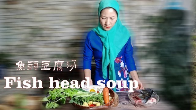 'Fish head soup|Fried whitebait|Muslim Chinese Food | BEST Chinese halal food recipes【鱼头汤+煎银鱼】'