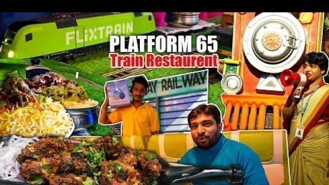 'Train Restaurant Hyderabad | Spicy Andhra Foods | Food Exploring with Jabbar Bhai'