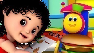 'Bob le train | les aliments chanson | comptines pour enfants | Food Song | Bob Learning Street'