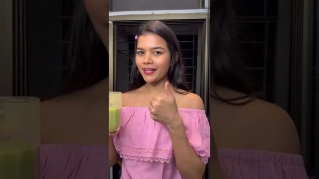 'Green Smoothie For Glowing Skin & Weight Loss | #shorts #youtubeshorts | Mishti Pandey'