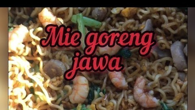 'Mie goreng jawa'