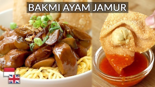 'Resep Bakmi Ayam Jamur & Pangsit Gorengnya [Ala Bakmi GM]'