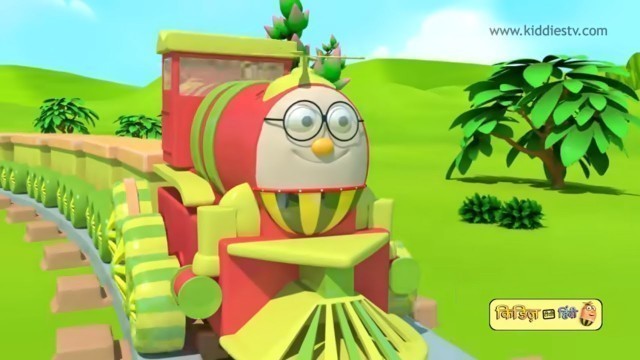 'हम्प्टी ट्रैन और उसके सब्जी दोस्तों से मिलिए | Humpty the train on a Vegetable Ride | Humpty Train'