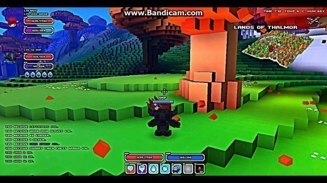 'Cube World with imp pet.'